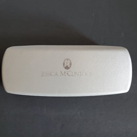 Jessica McClintock Hardshell Eyeglass Cases Black Silver Cream Blue - Picture 5 of 10
